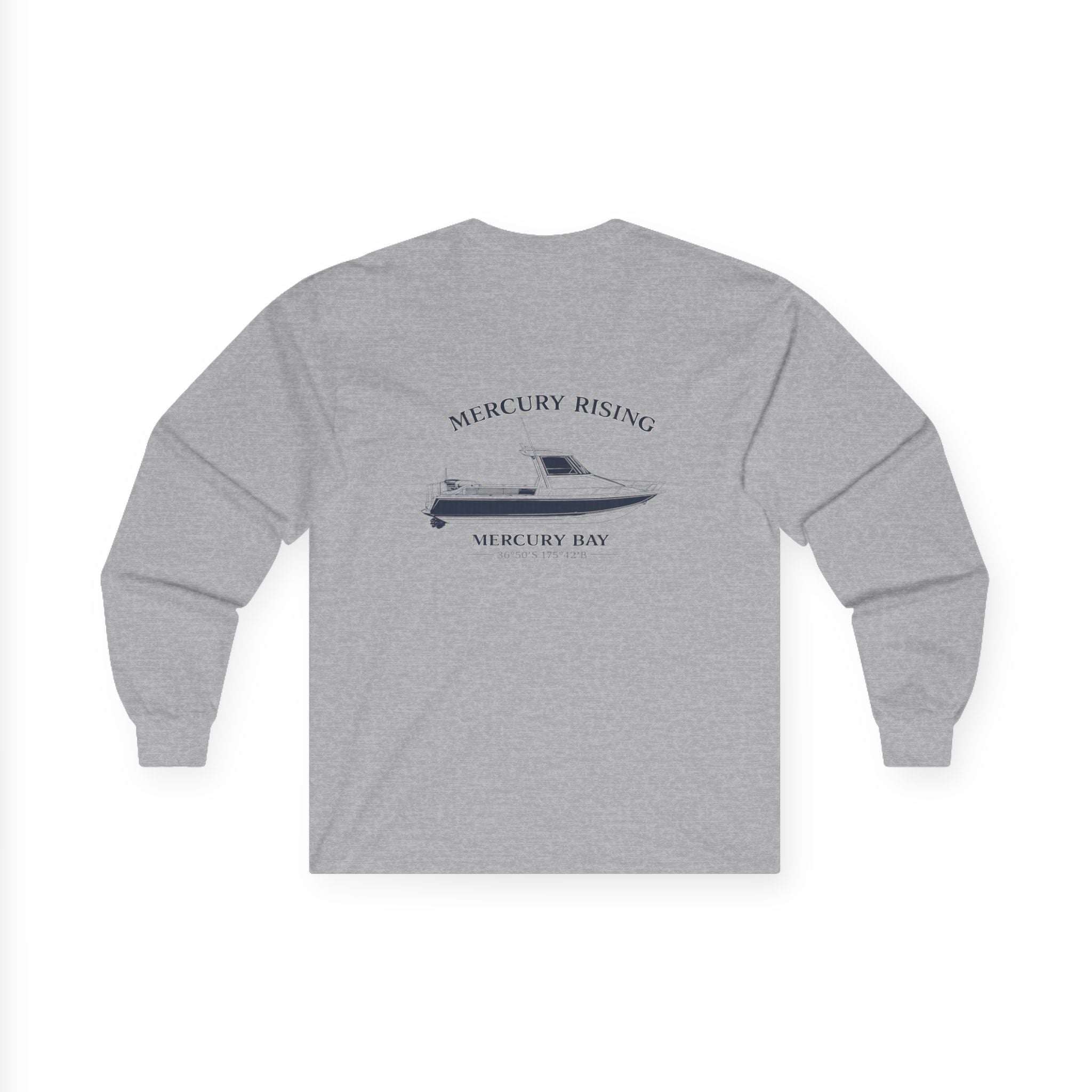 Custom Boat Artwork Long Sleeve Tee — Your Boat, Your Story | NZ Made to Order
