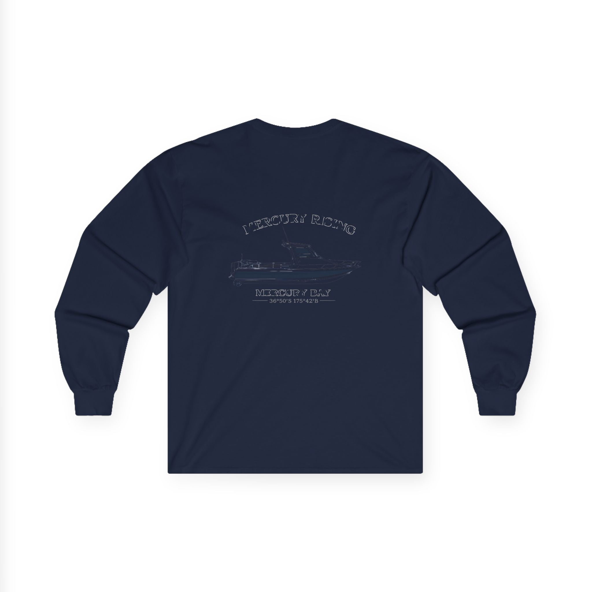 Custom Boat Artwork Long Sleeve Tee — Your Boat, Your Story | NZ Made to Order