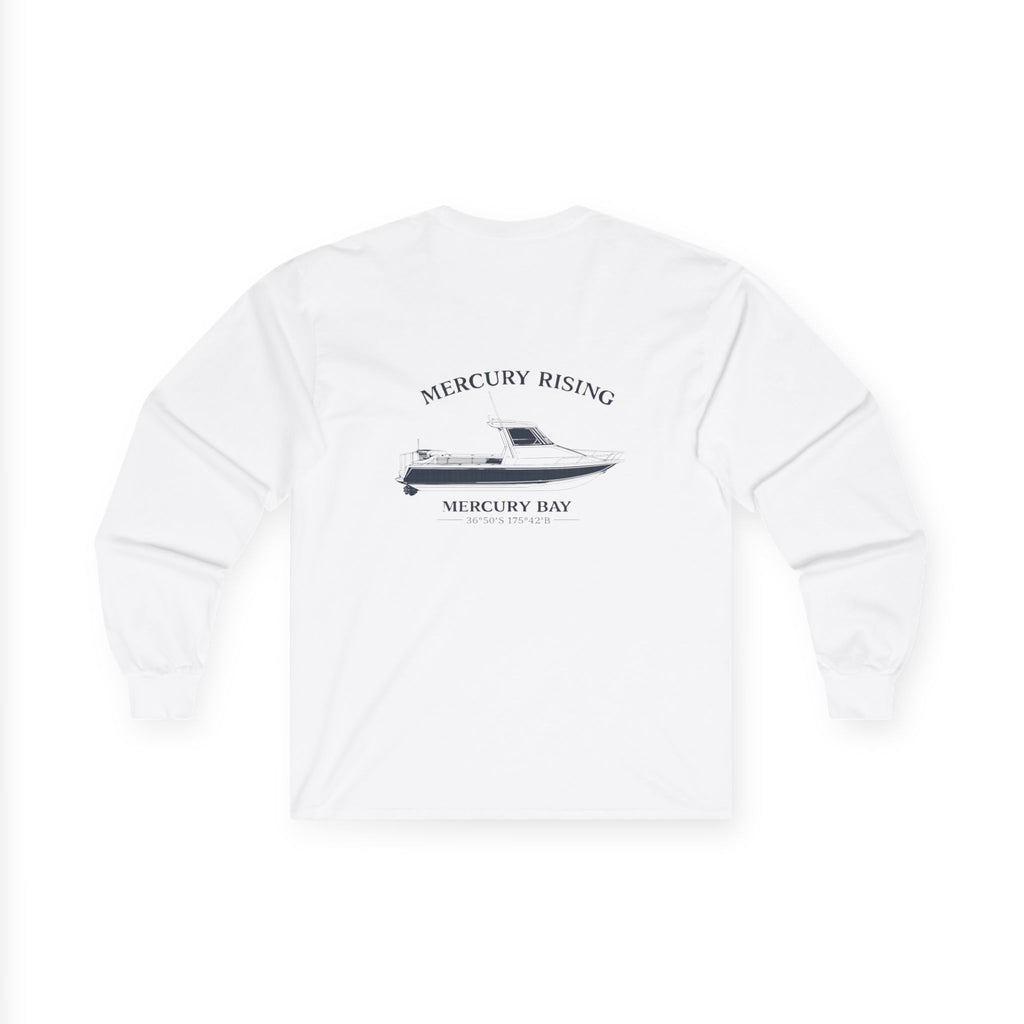 Custom Boat Artwork Long Sleeve Tee — Your Boat, Your Story | NZ Made to Order