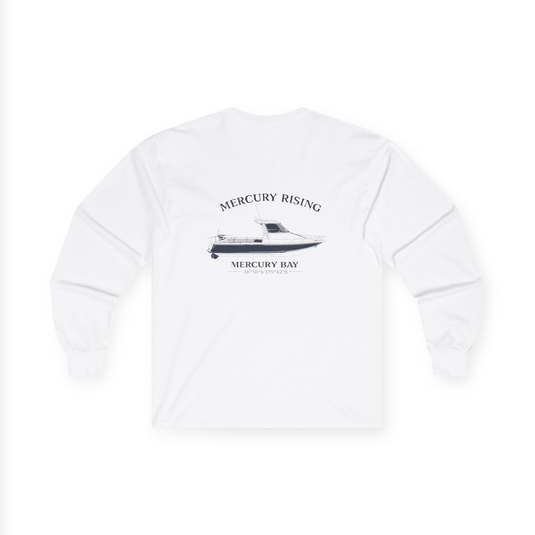 Custom Boat Artwork Long Sleeve Tee — Your Boat, Your Story | NZ Made to Order