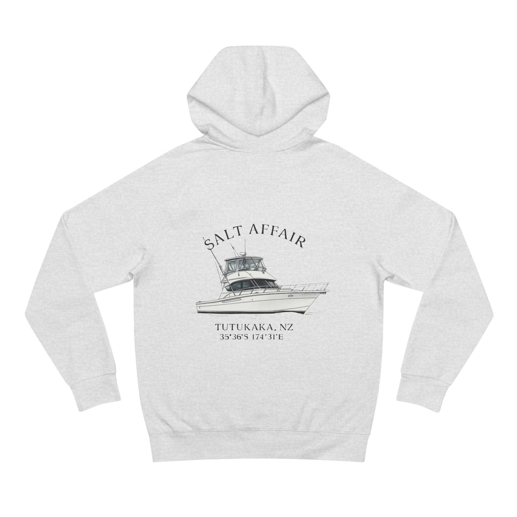 Custom Boat Artwork Hoodie — Your Boat, Your Story | NZ Made to Order