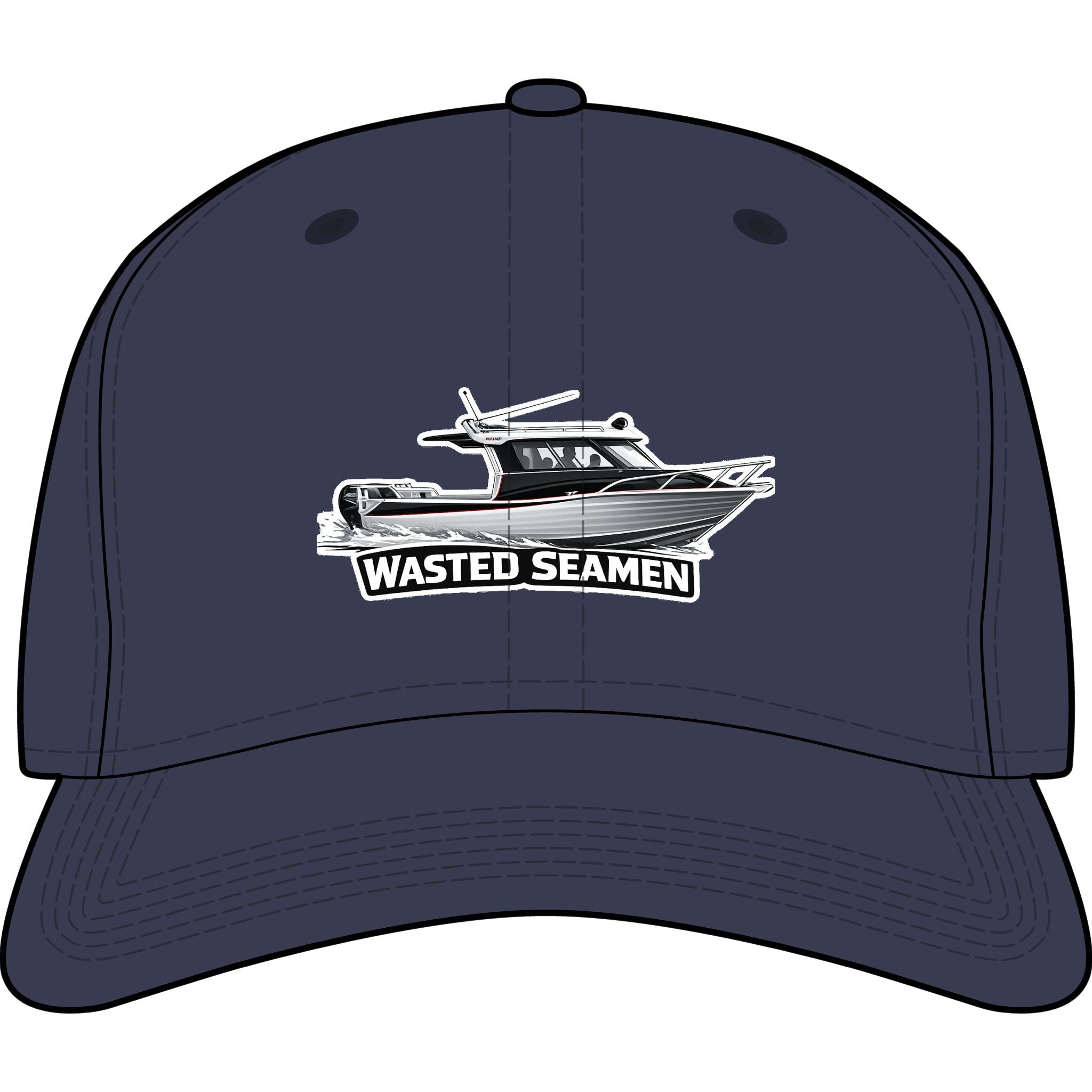 Custom Boat Artwork Cap — Your Boat on a Snapback | NZ Made to Order