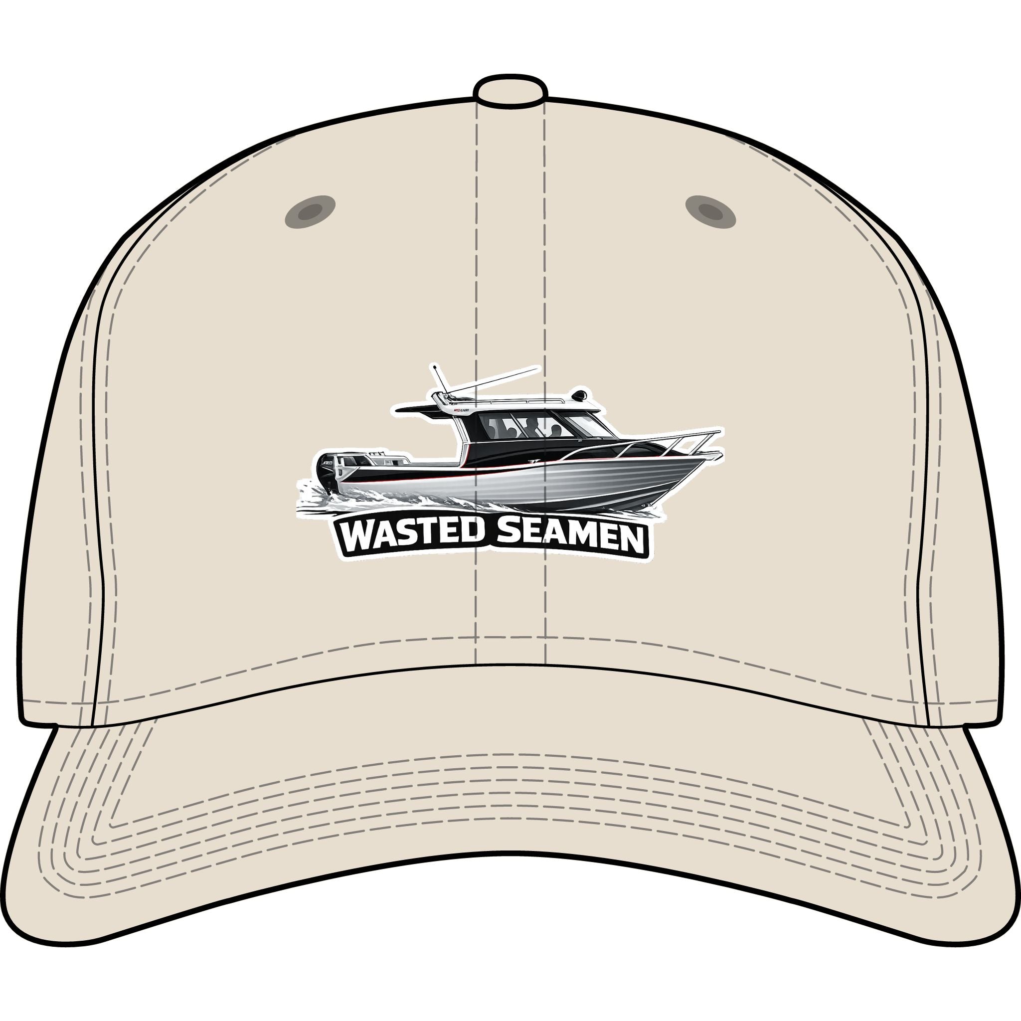 Custom Boat Artwork Cap — Your Boat on a Snapback | NZ Made to Order