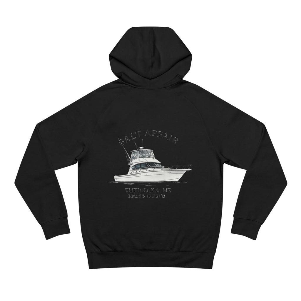 Custom Boat Artwork Hoodie — Your Boat, Your Story | NZ Made to Order