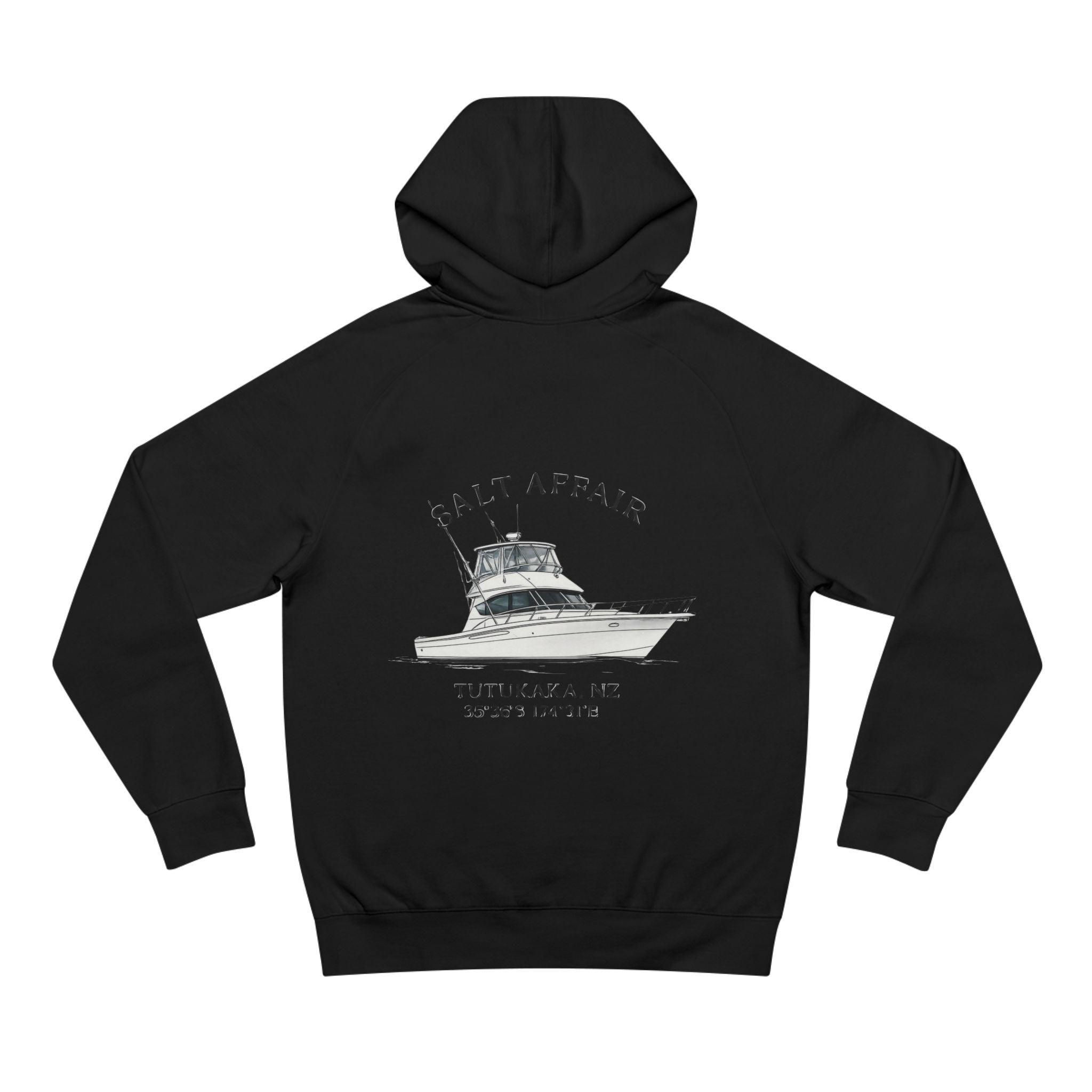 Custom Boat Artwork Hoodie — Your Boat, Your Story | NZ Made to Order