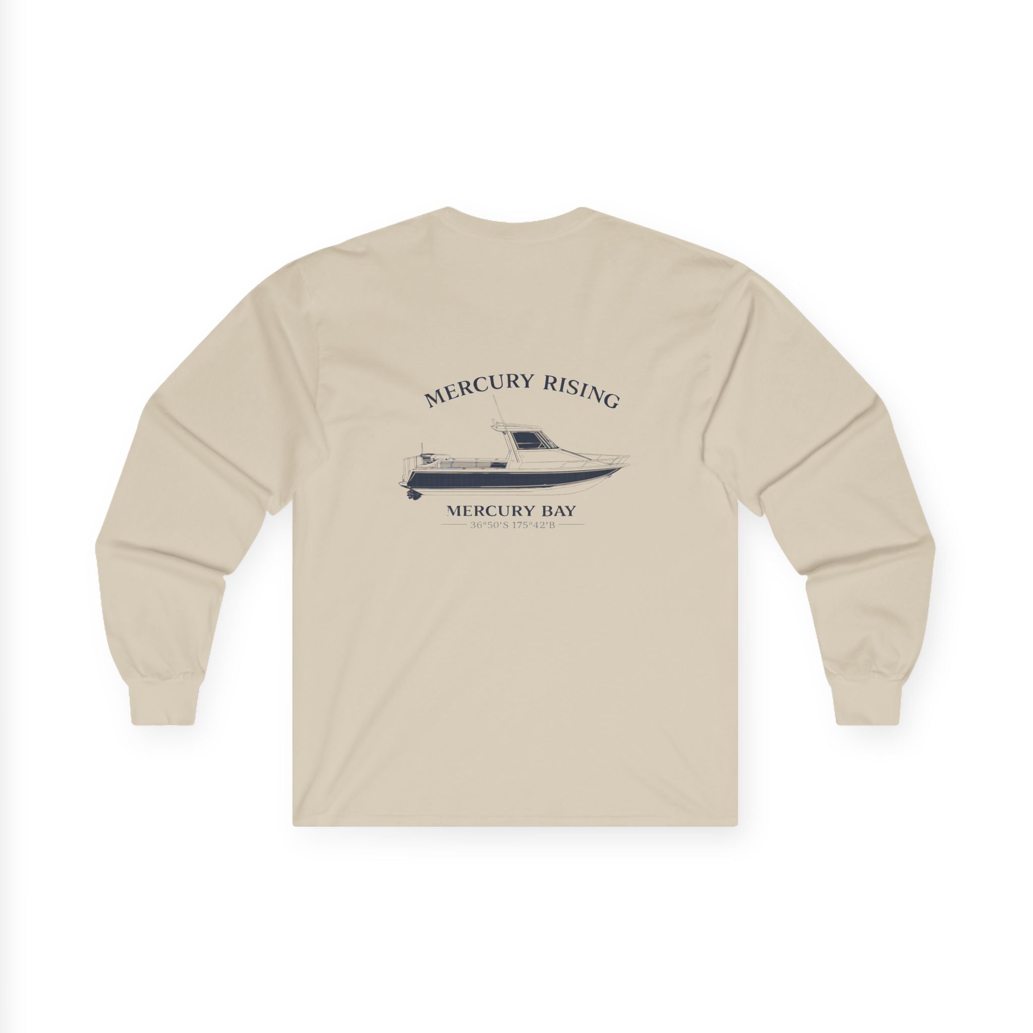 Custom Boat Artwork Long Sleeve Tee — Your Boat, Your Story | NZ Made to Order