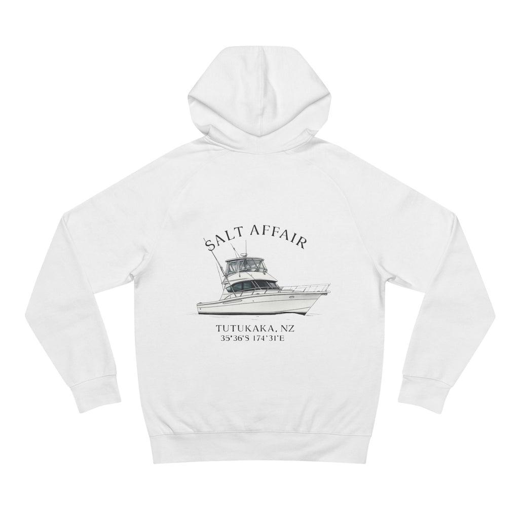 Custom Boat Artwork Hoodie — Your Boat, Your Story | NZ Made to Order