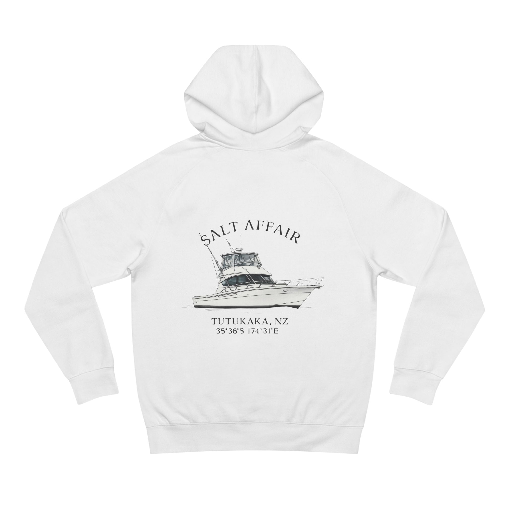 Custom Boat Artwork Hoodie — Your Boat, Your Story | NZ Made to Order