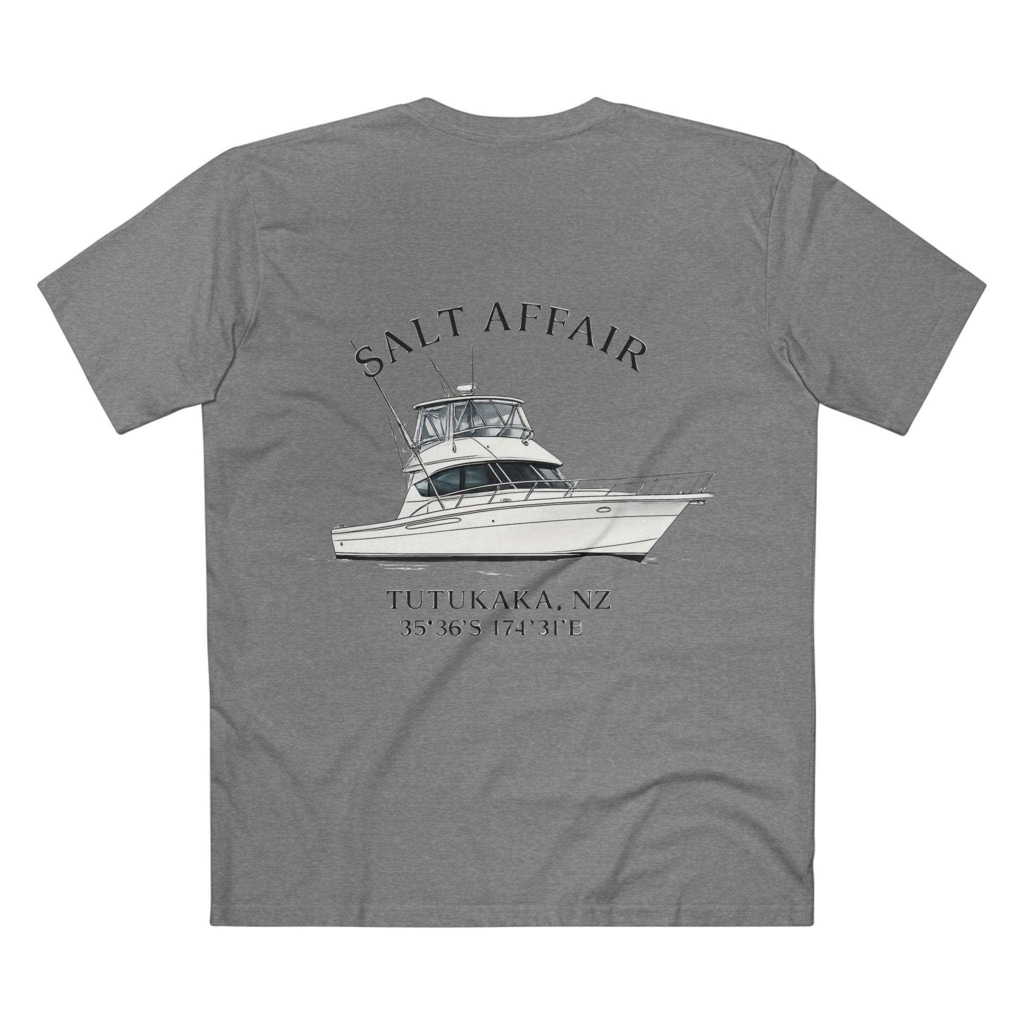 Custom Boat Artwork T-Shirt — Your Boat, Your Story | NZ Made to Order