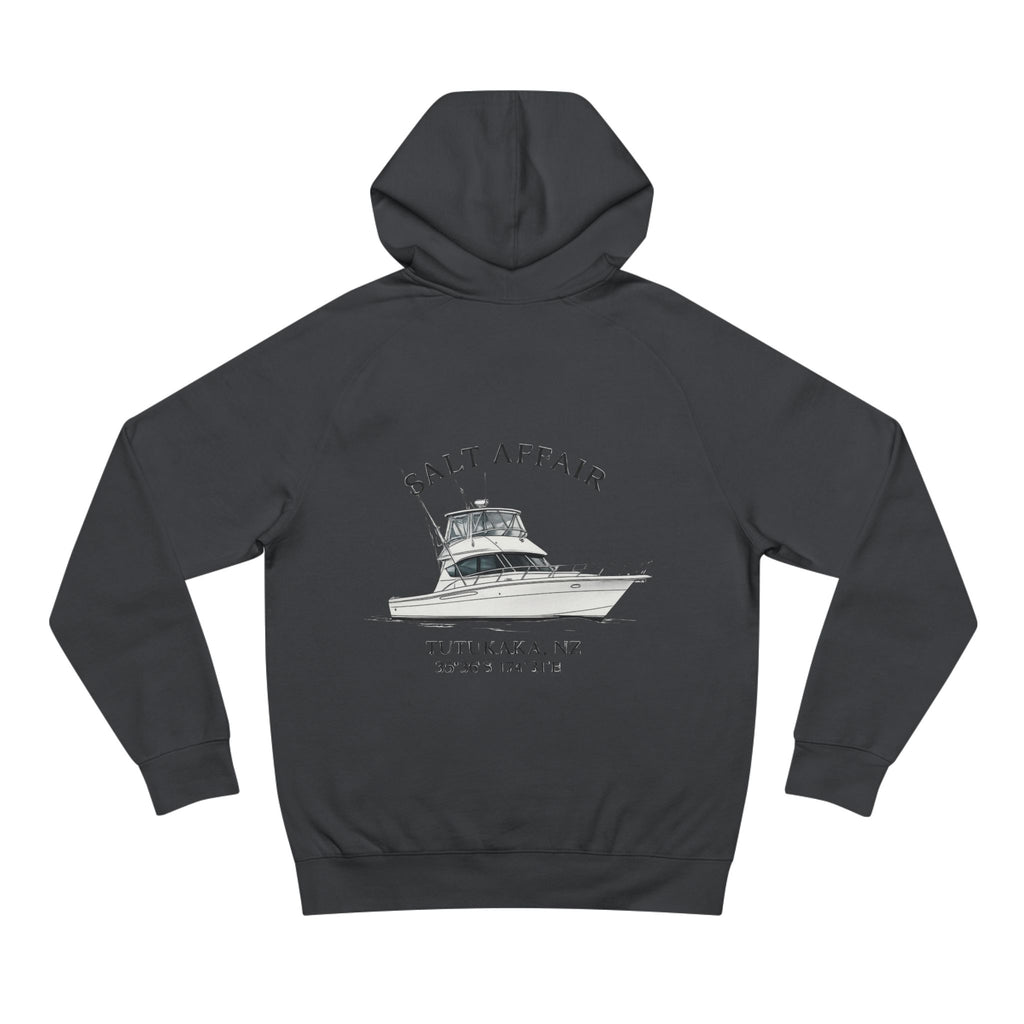 Custom Boat Artwork Hoodie — Your Boat, Your Story | NZ Made to Order