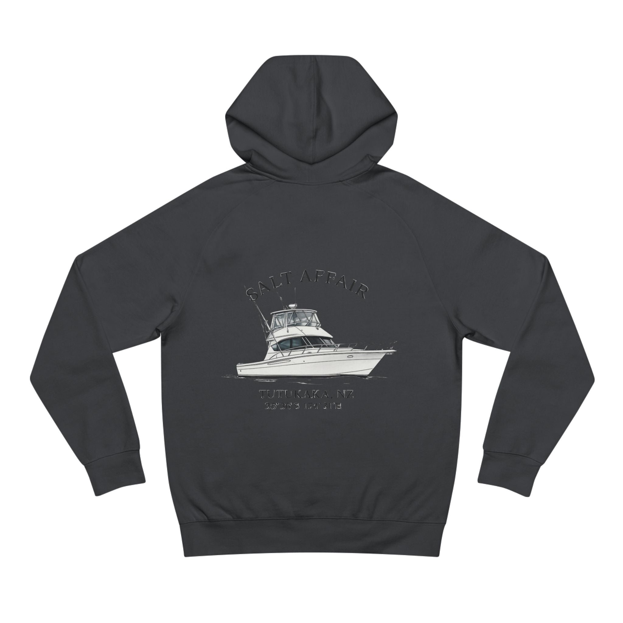 Custom Boat Artwork Hoodie — Your Boat, Your Story | NZ Made to Order