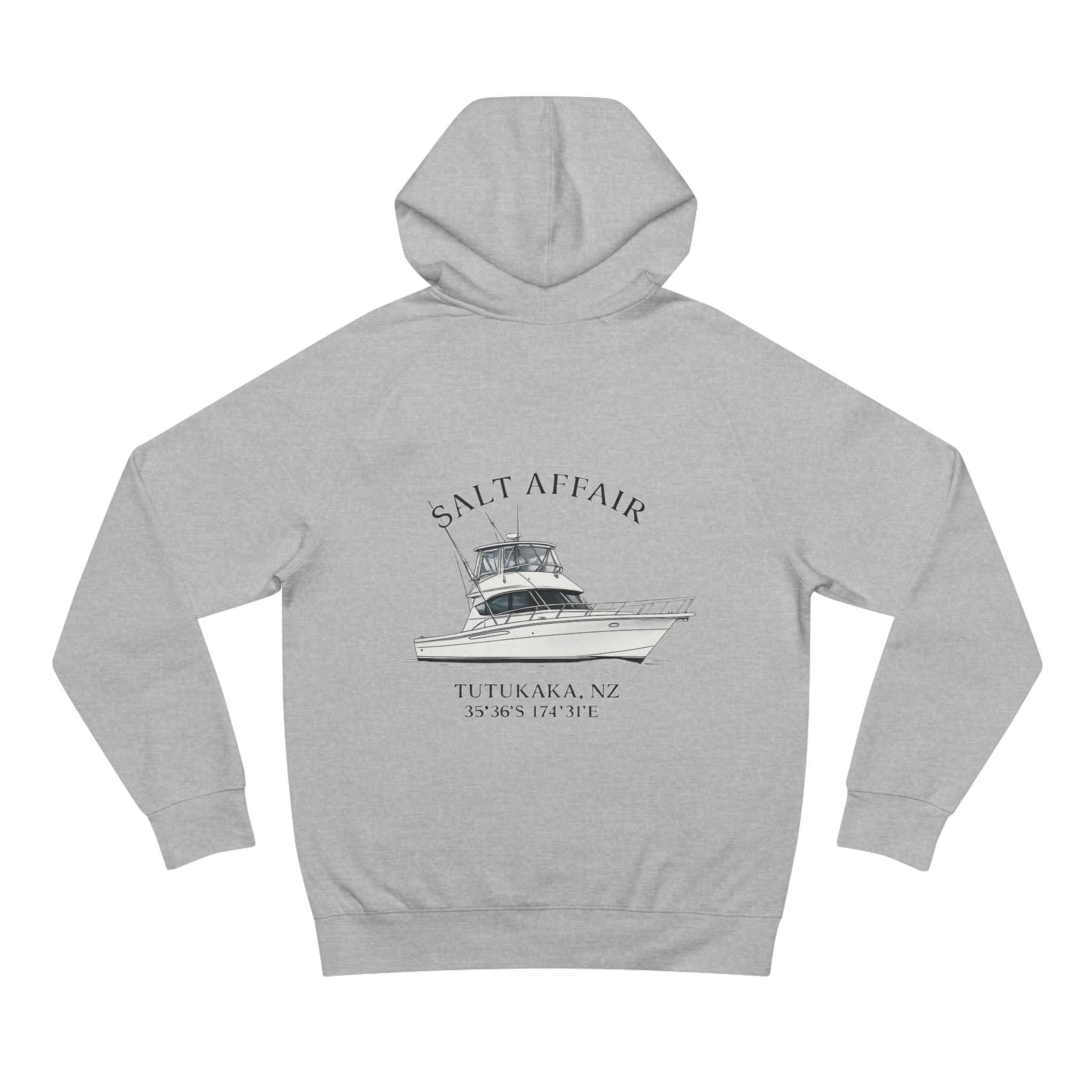 Custom Boat Artwork Hoodie — Your Boat, Your Story | NZ Made to Order