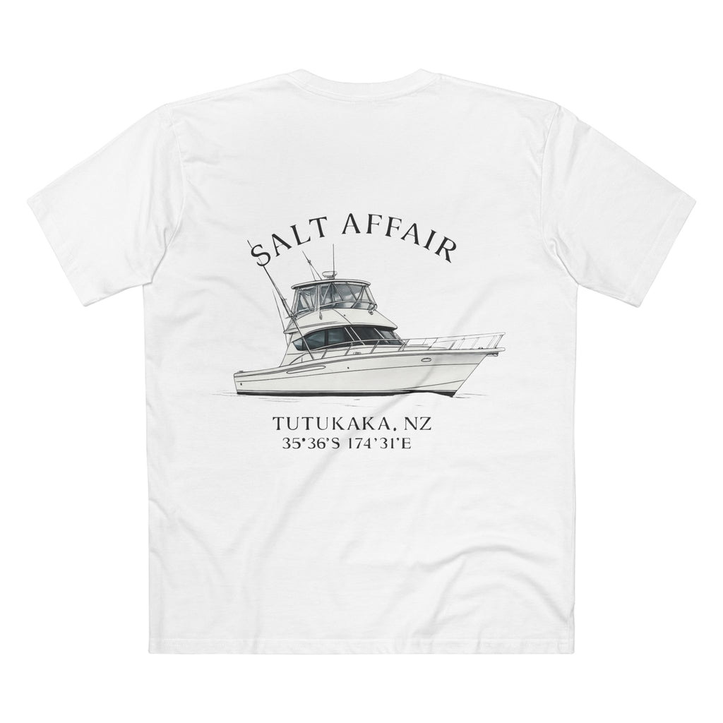 Custom Boat Artwork T-Shirt — Your Boat, Your Story | NZ Made to Order